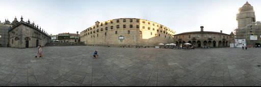 Panorámica de Plaza del Obradoiro, fotografía de Víctor García Valdunciel.